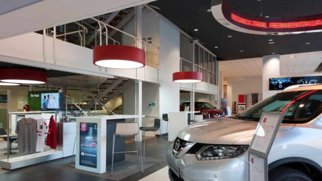 Concesionario de Nissan. Concesionario de Nissan.