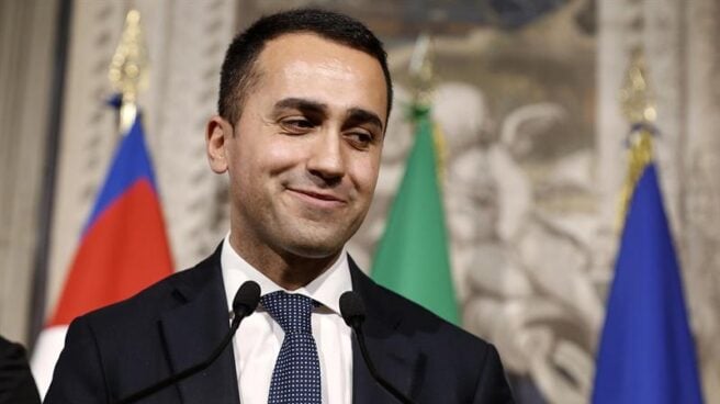 El líder del Movimiento Cinco Estrellas, Luigi di Maio,, ha anunciado su pacto con la Liga.