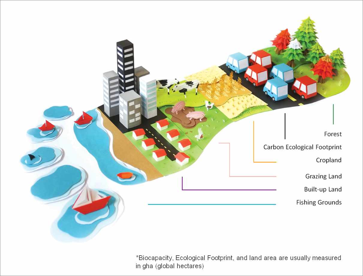 Resultado de imagen de LA HUELLA ECOLOGICA