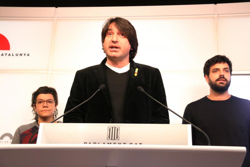 Francesc de Dalmases, en el Parlament.