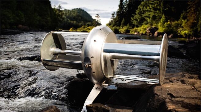 Hidroturbina Turbina flotante de la empresa Idénergie.