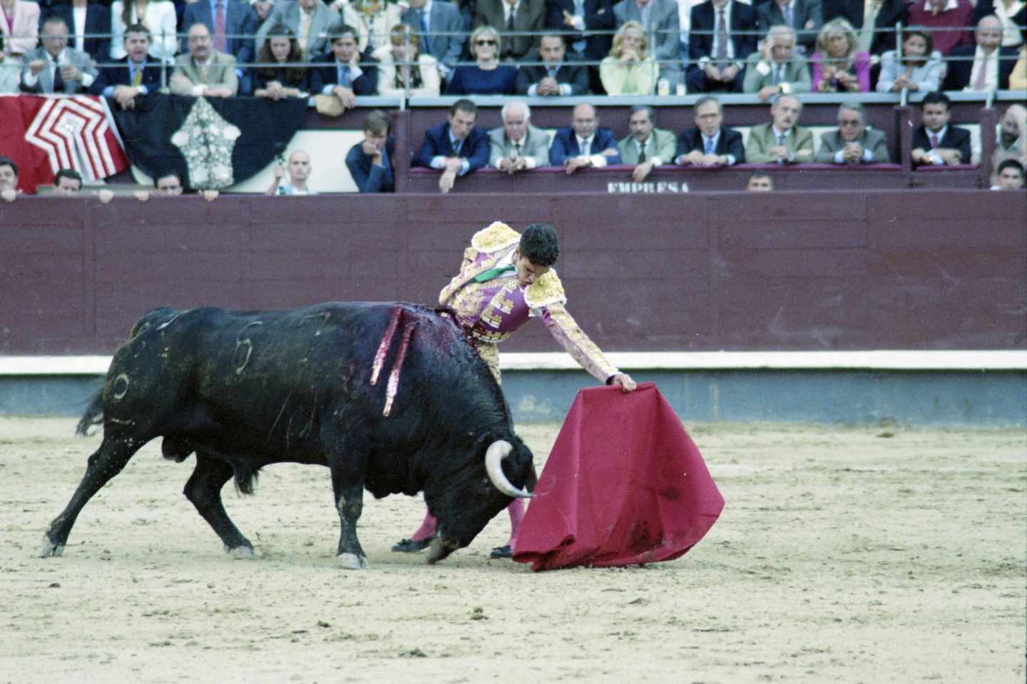 José Tomás en una corrida de toros