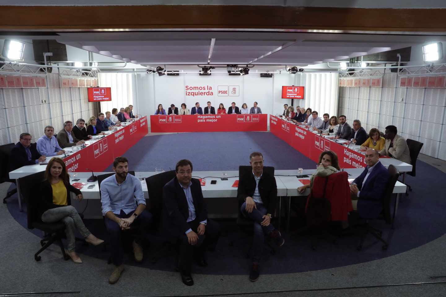 Reunión de la Ejecutiva Federal del PSOE presidida por Pedro Sánchez.