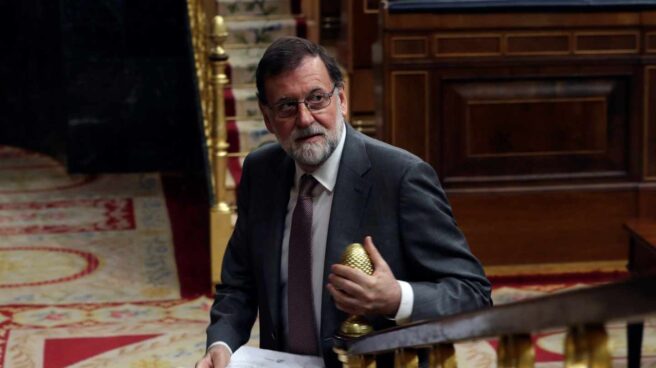 Mariano Rajoy, en la sesión de control al Gobierno.