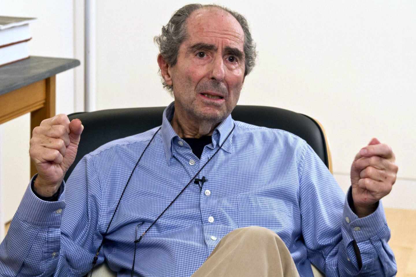 El escritor estadounidense Philip Roth.