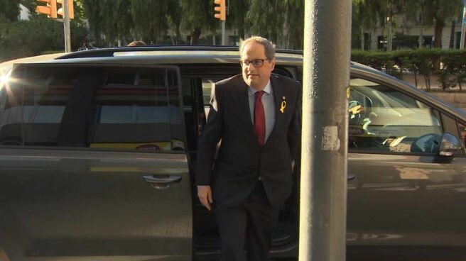 Torra llega a Estremera donde inicia la visita a los presos independentistas