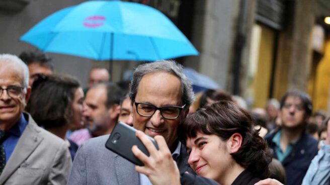 El presidente de la Generalitat, Quim Torra, visita Girona.