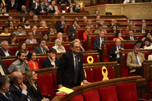 Torra llega a la presidencia con la amenaza de una larga precampaña electoral