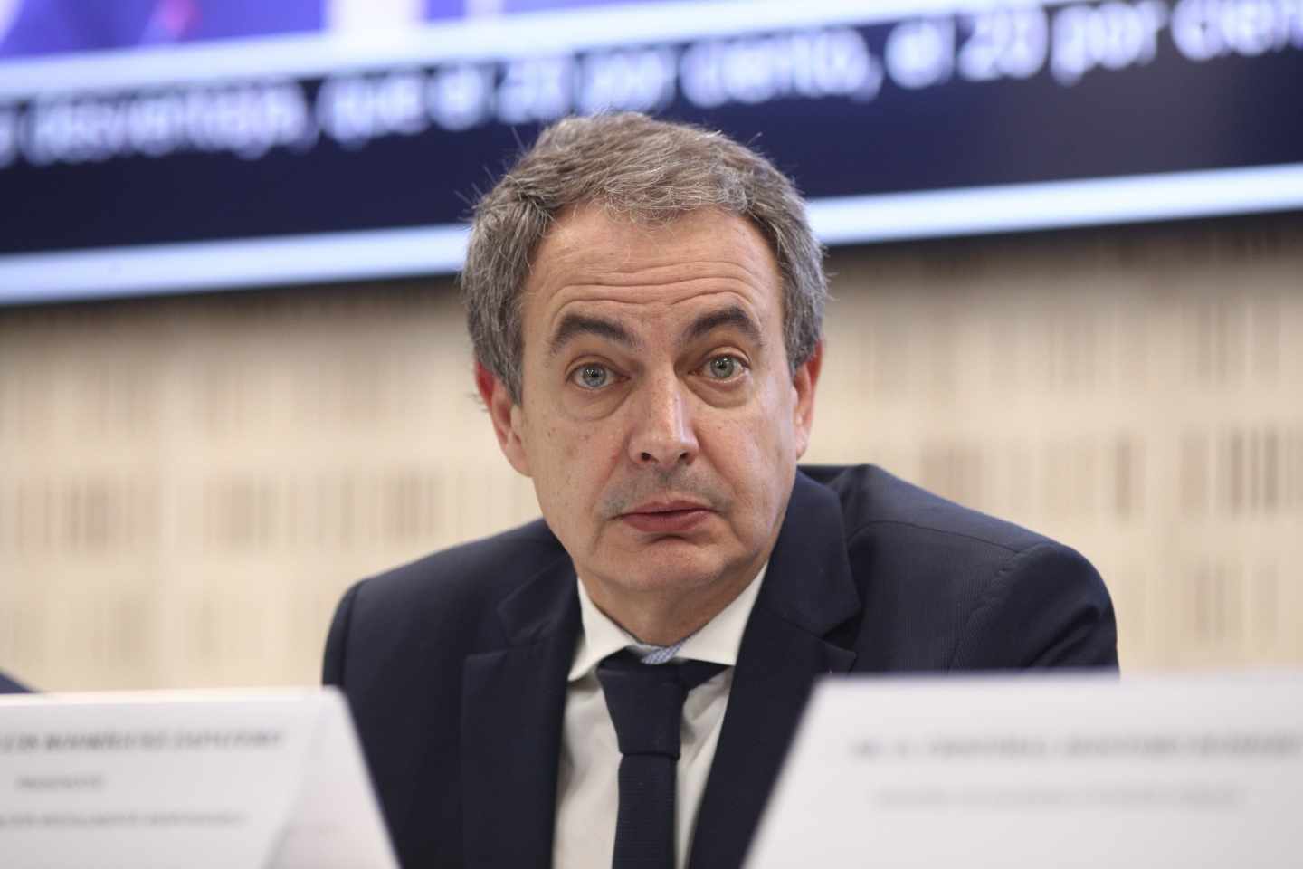 El ex presidente del Gobierno José Luis Rodríguez Zapatero.