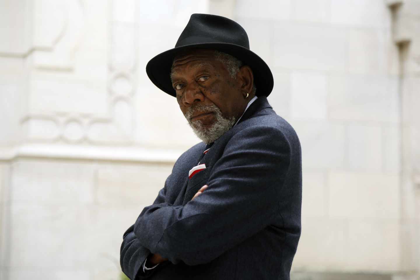 El actor Morgan Freeman.