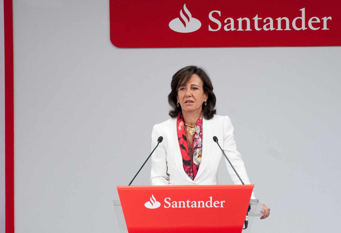 Ana Botín, presidenta de Santander.