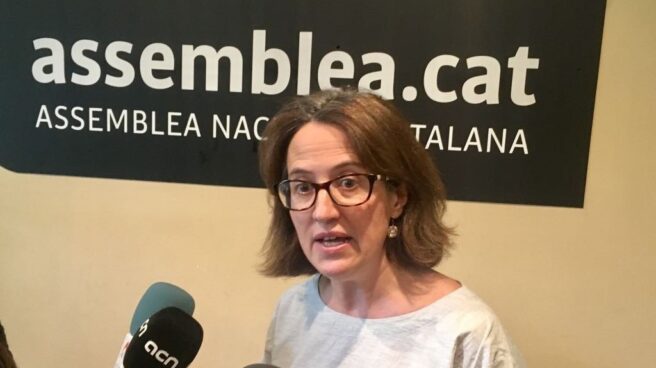 La presidenta de la ANC, Elisenda Paluzie, este sábado.