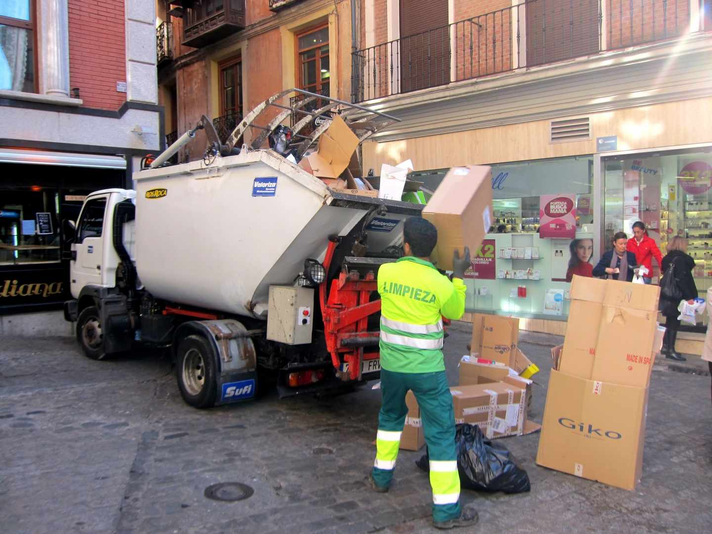 Servicio de recogida de basura.