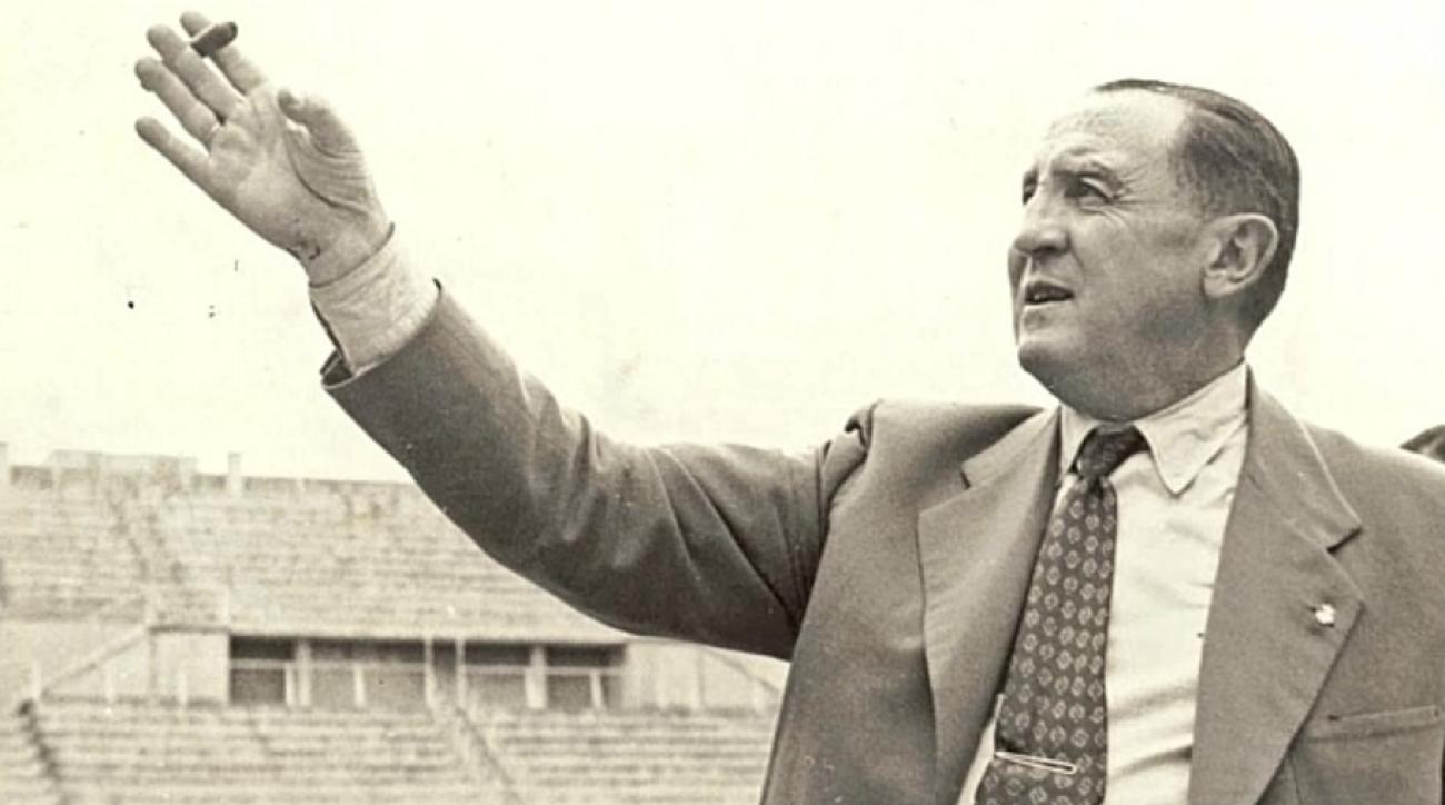 Santiago Bernabéu en su época como presidente del Real Madrid, en una foto de archivo.