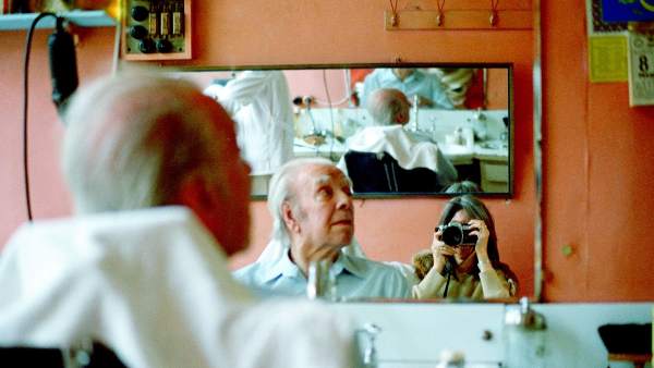 Jorge Luis Borges y María Kodama.