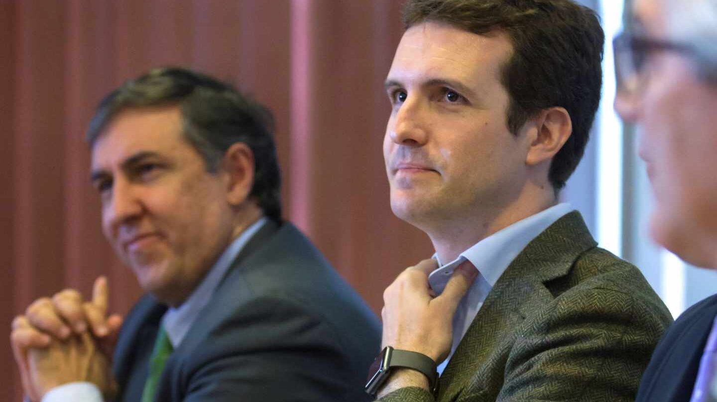 El vicesecretario del PP Pablo Casado, en un acto del partido.