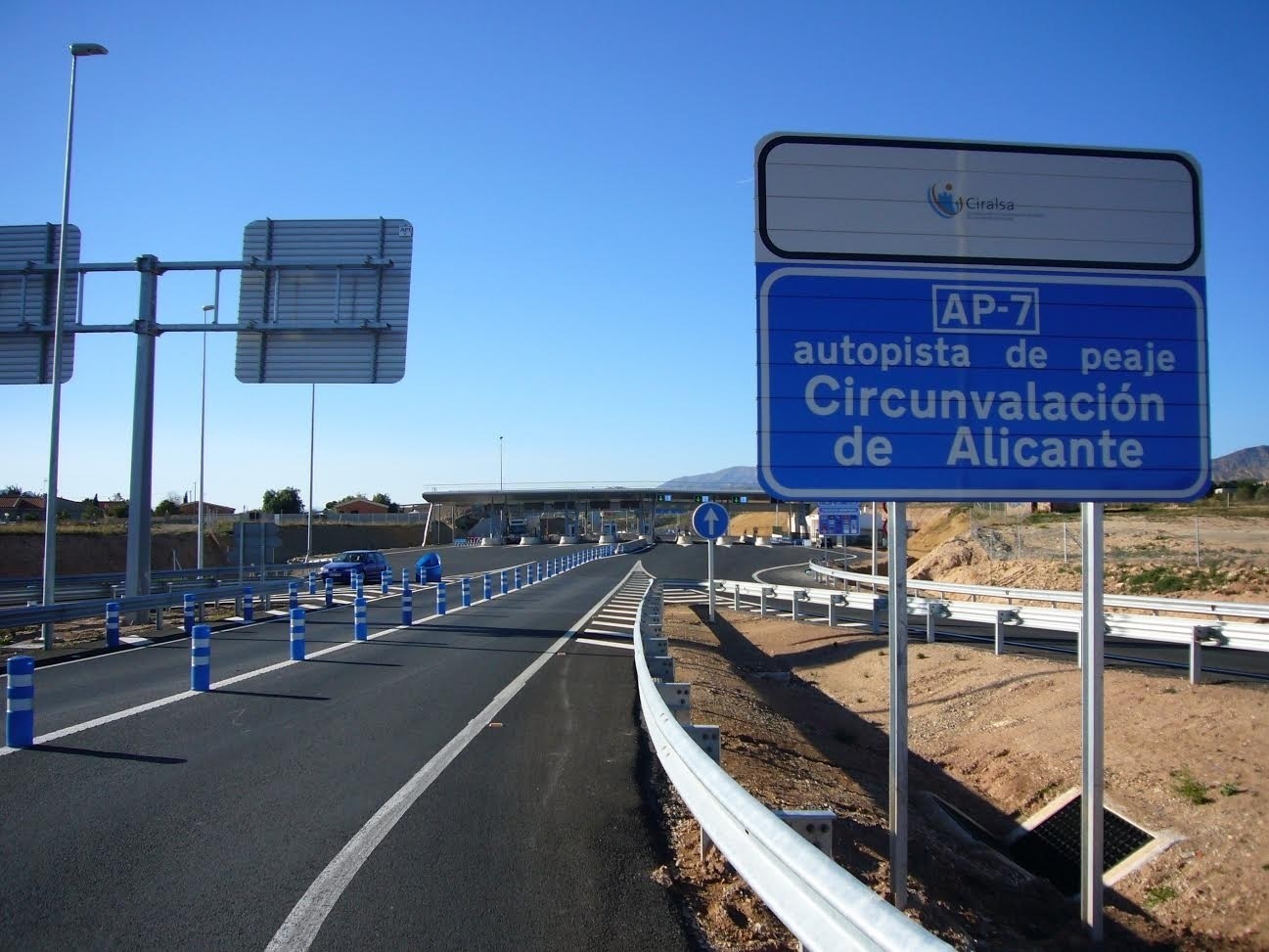 Circunvalación de Alicante, una de las nueve autovías de peaje que entraron en concurso en 2012.