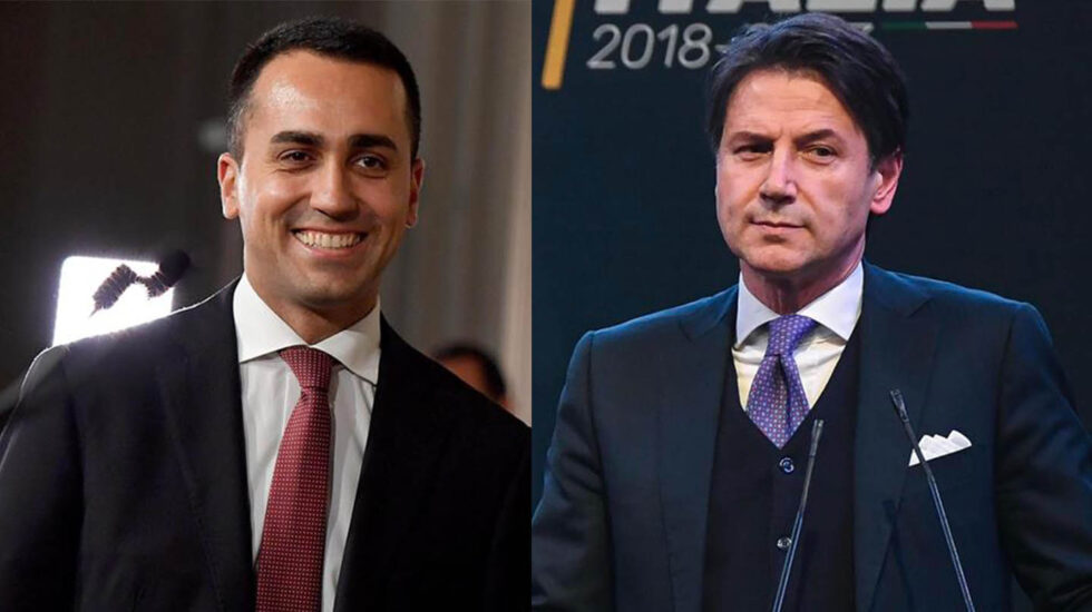 Luigi Di Maio y Giuseppe Conte