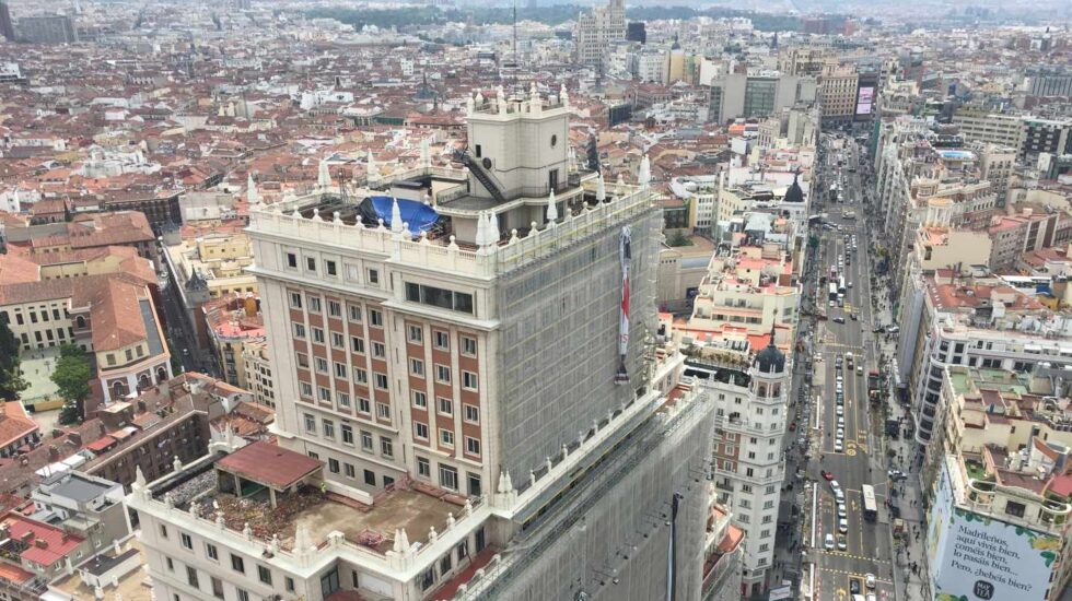 El Edificio España, en Madrid.