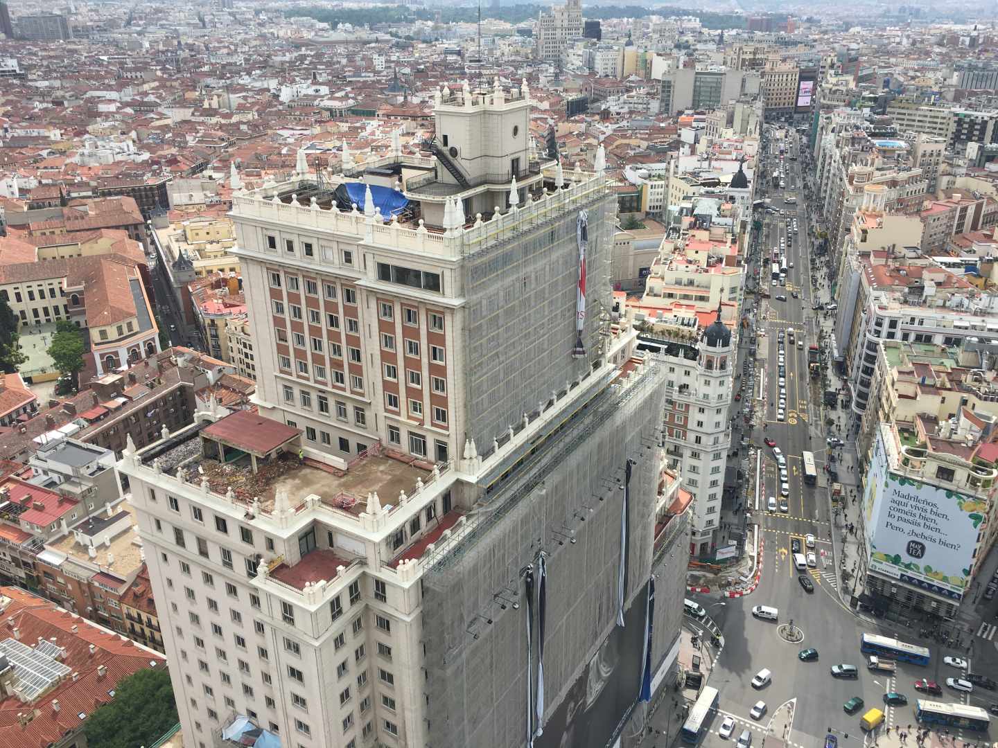 El Edificio España, en Madrid.