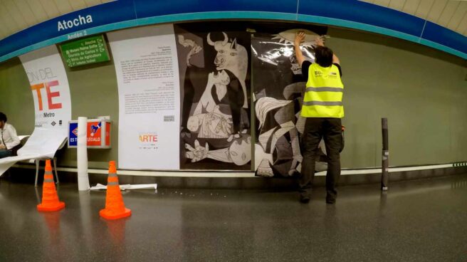 El Guernica en la Estación del Arte de Metro El Guernica en la Estación del Arte de Metro