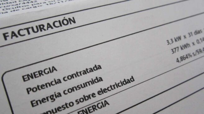 Imagen de una factura de la luz, que volverá a estar en máximos históricos en agosto Precio de la electricidad en una factura
