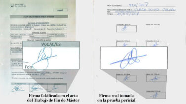 La juez del 'caso máster' encarga una prueba caligráfica para acreditar la falsedad de las firmas