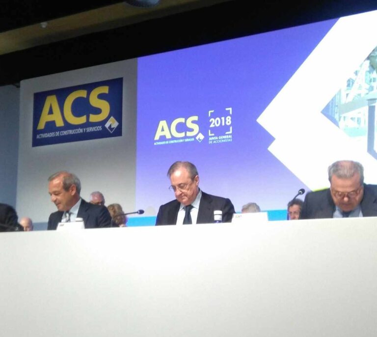 ACS prevé disparar un 35% el beneficio y el dividendo en 2019 tras comprar Abertis