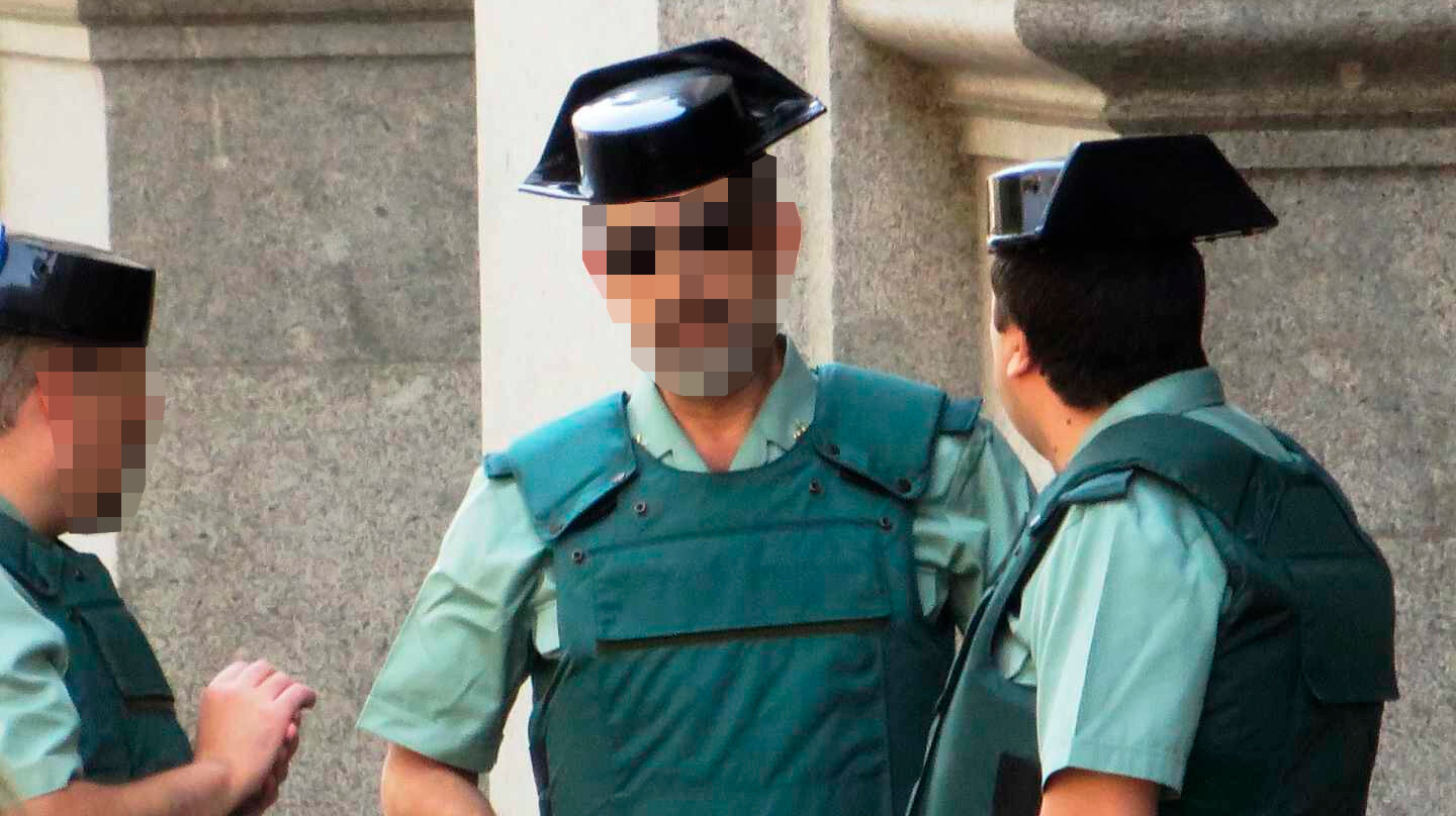 Miembros de la Guardia Civil en Madrid.