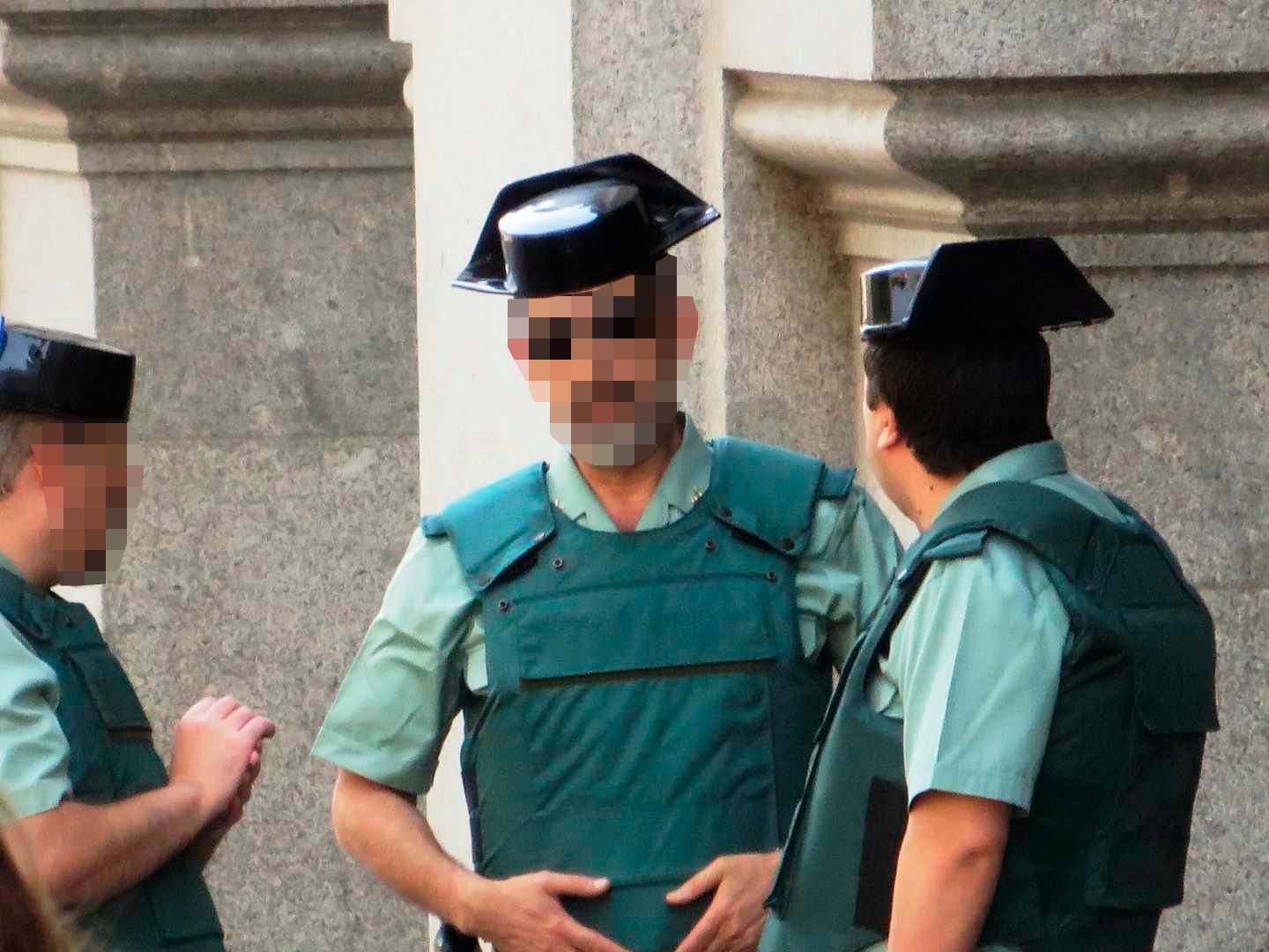 Miembros de la Guardia Civil en Madrid.