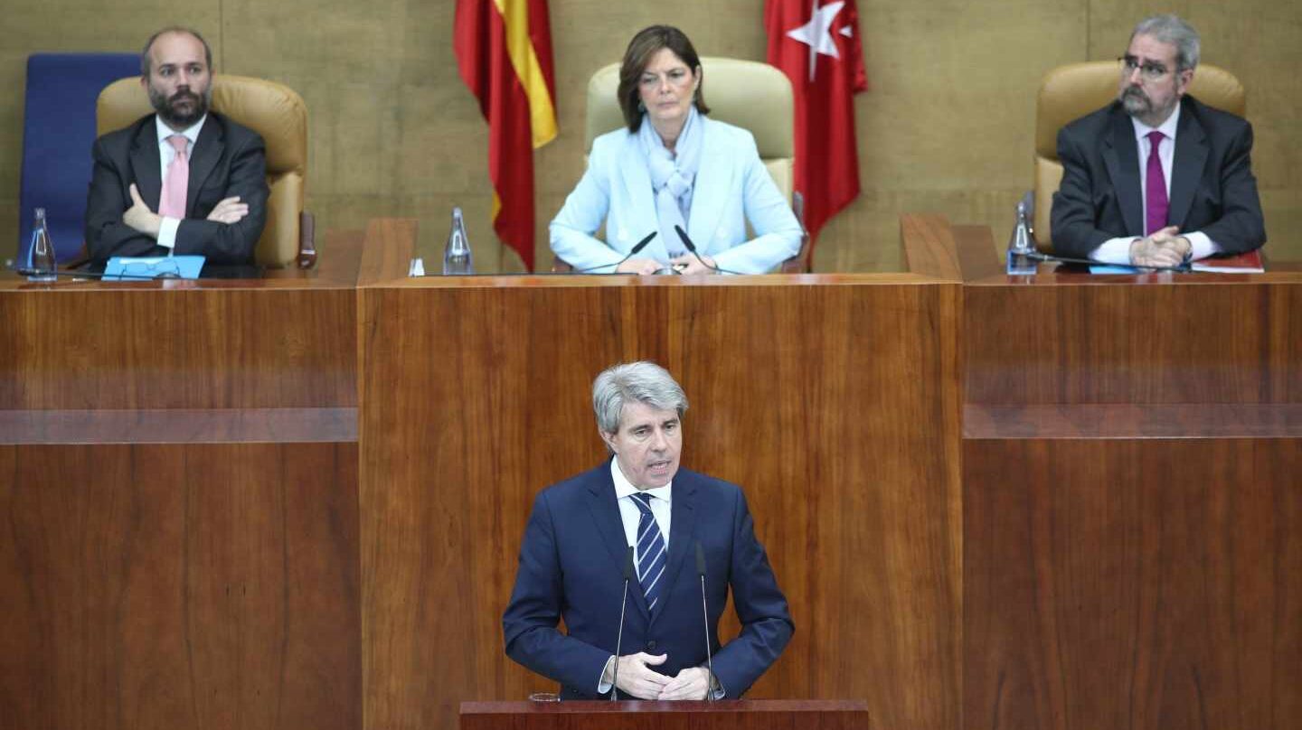 Garrido durante su investidura.