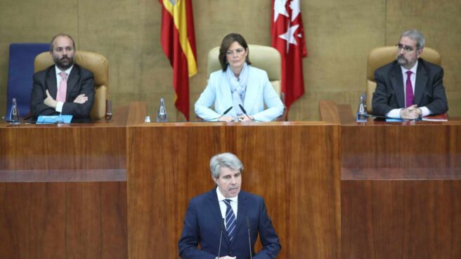 Garrido durante su investidura.