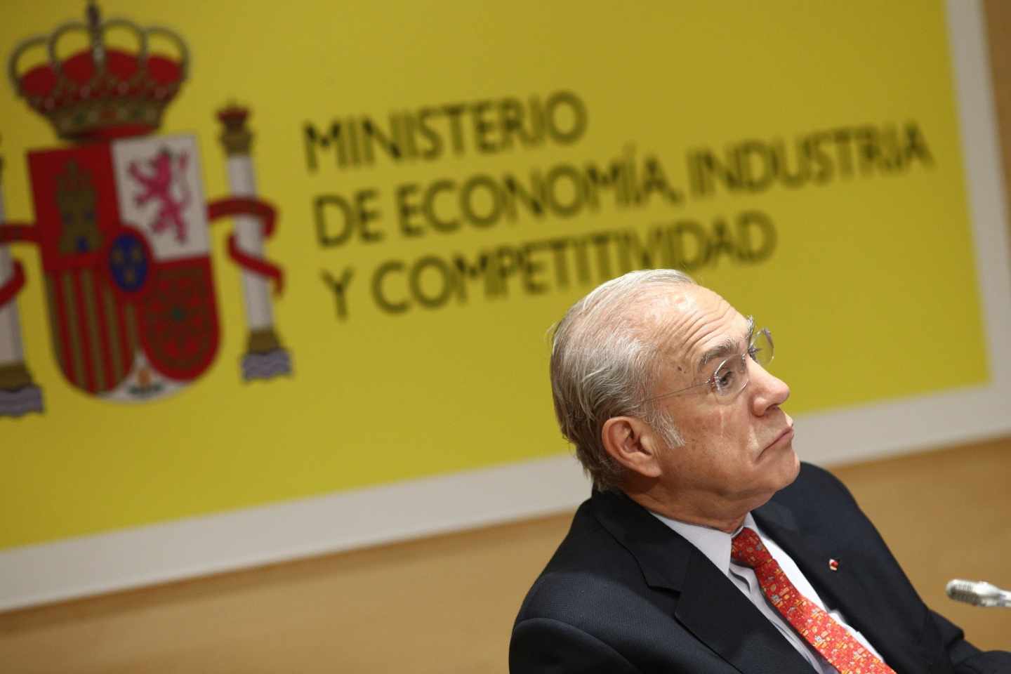El secretario general de la OCDE, Ángel Gurría, en una de sus últimas visitas a España.