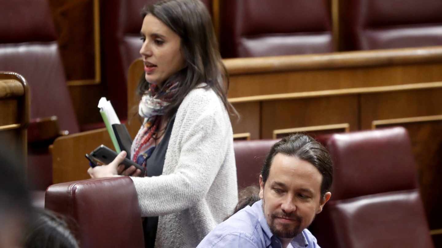 Irene Montero y Pablo Iglesias.