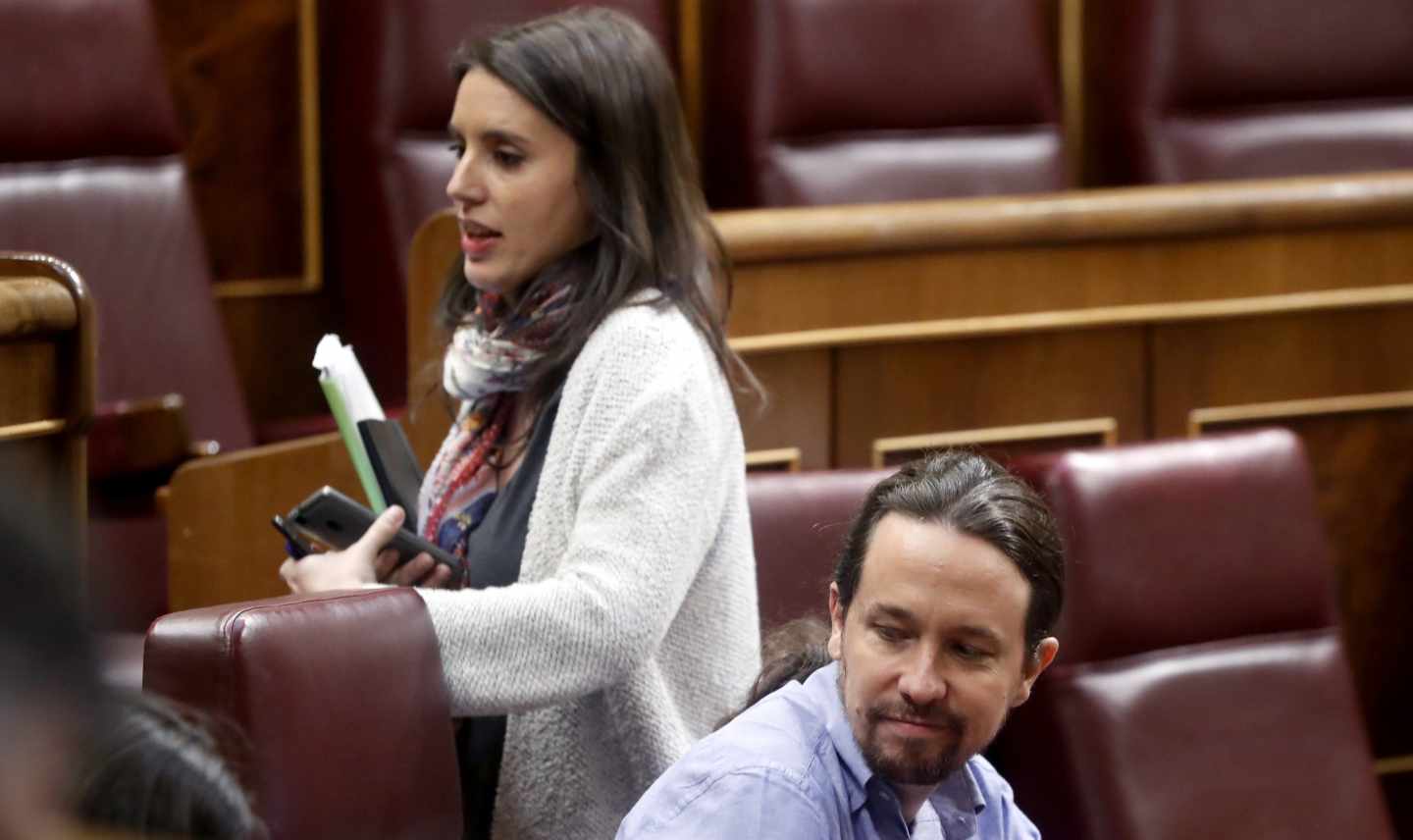 Irene Montero y Pablo Iglesias.