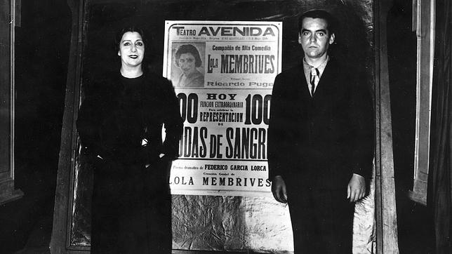 Lola Membrives  y Federico García Lorca