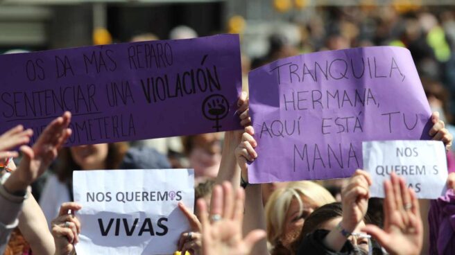 manada Protestas durante los actos del 2 de mayo en Madrid.