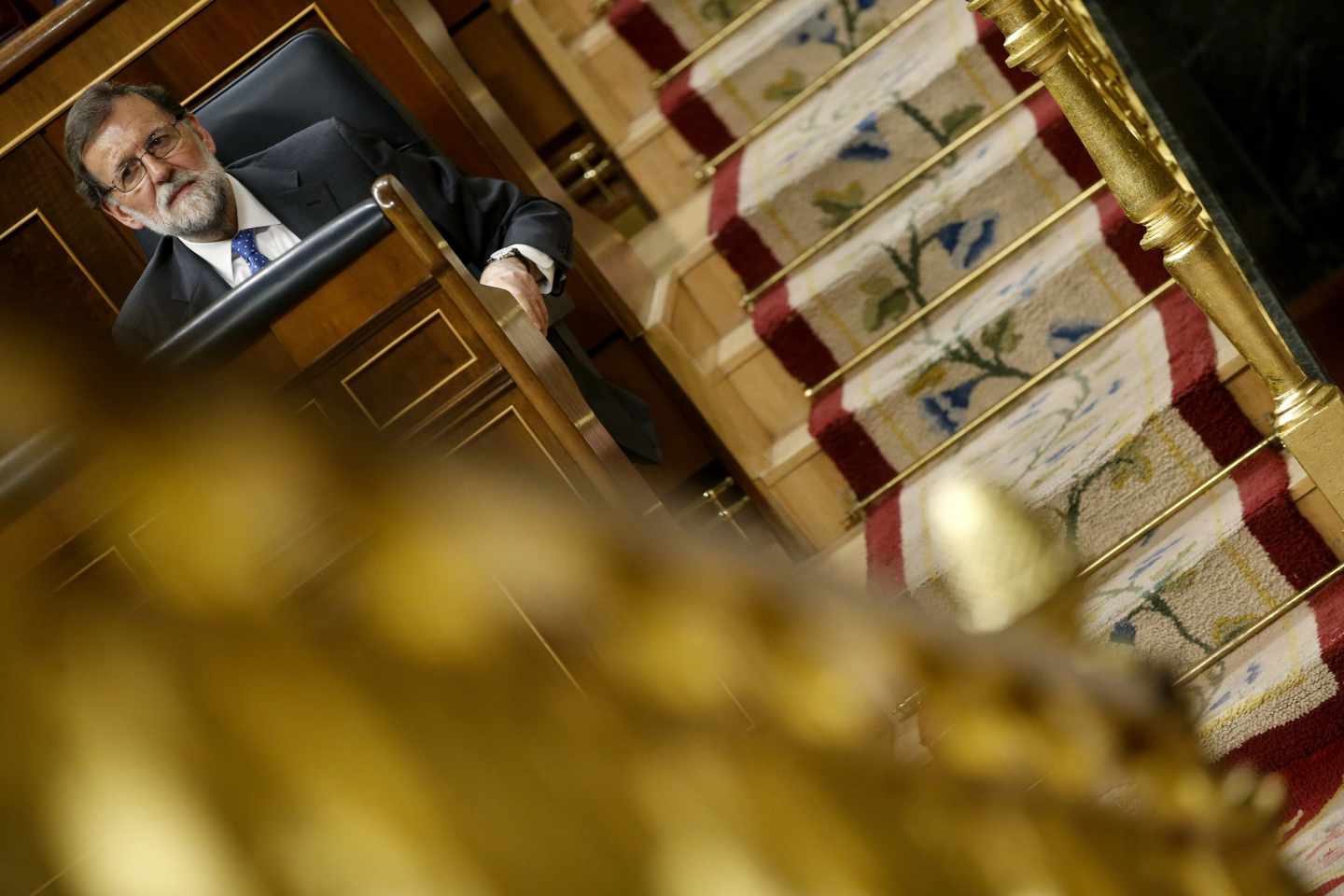 El presidente del Gobierno, Mariano Rajoy, en el Congreso que los Diputados.