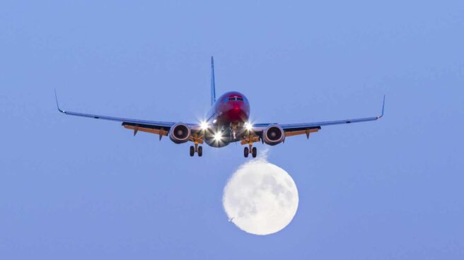 Un avión de la aerolínea Norwegian.