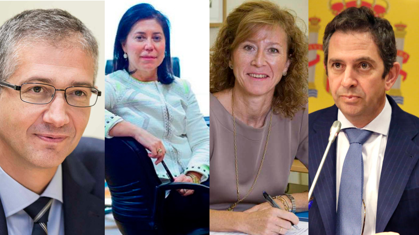 Pablo Hernández, Rosa Sánchez Yebra Margarita Delgado e Íñigo Fernández