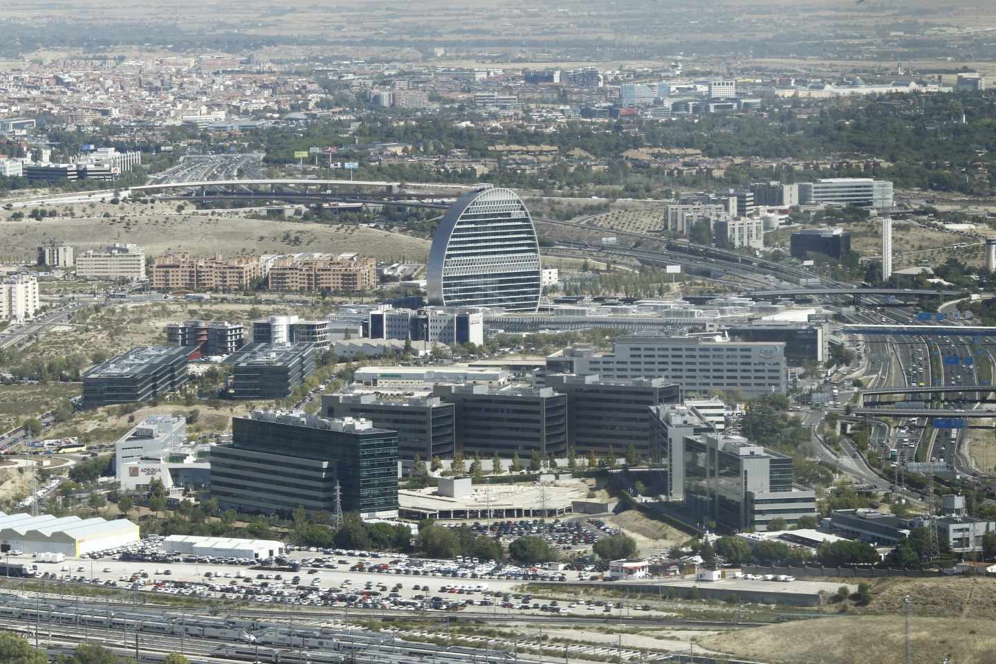 Una imagen panorámica del norte de Madrid.