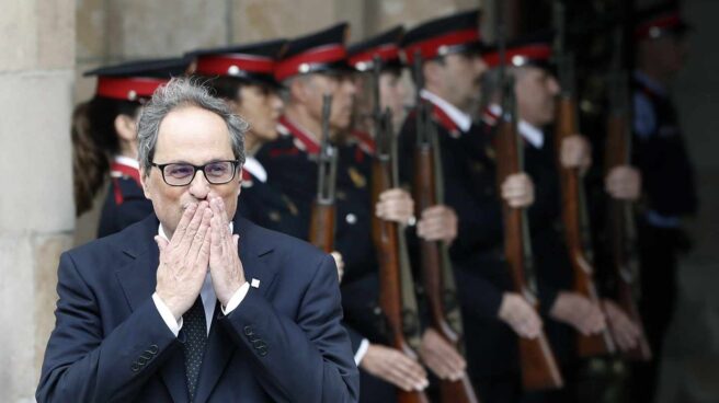 Torra tomará posesión como presidente de la Generalitat a las 11.30 sin miembros del Gobierno