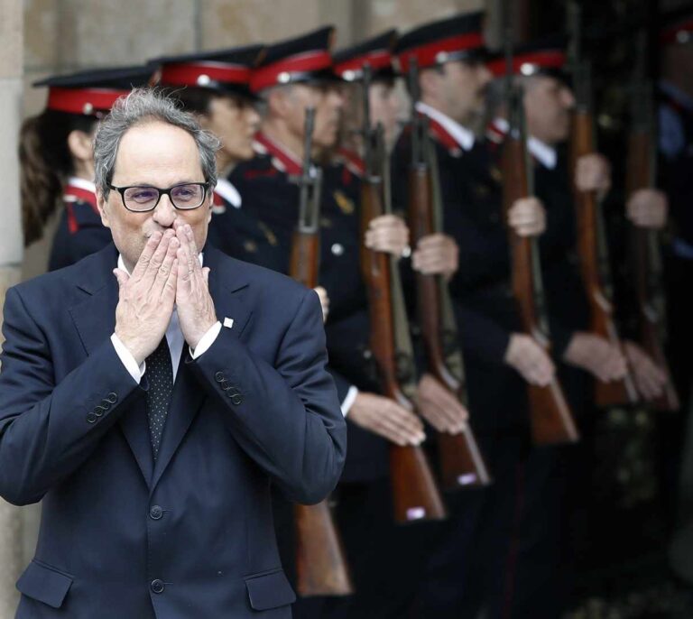 Torra tomará posesión como presidente de la Generalitat a las 11.30 sin miembros del Gobierno