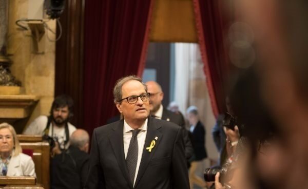 El nuevo presidente de la Generalitat Joaquim Torra.
