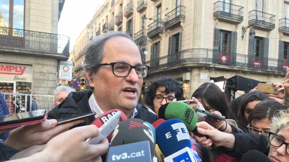 El ex presidente de Omnium Cultural y elegido candidato a la Generalitat por Puigdemont, Quim Torra.