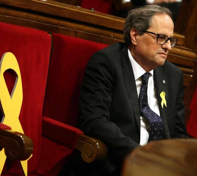 Torra emplaza a Sánchez a un segundo encuentro en el Palau de la Generalitat