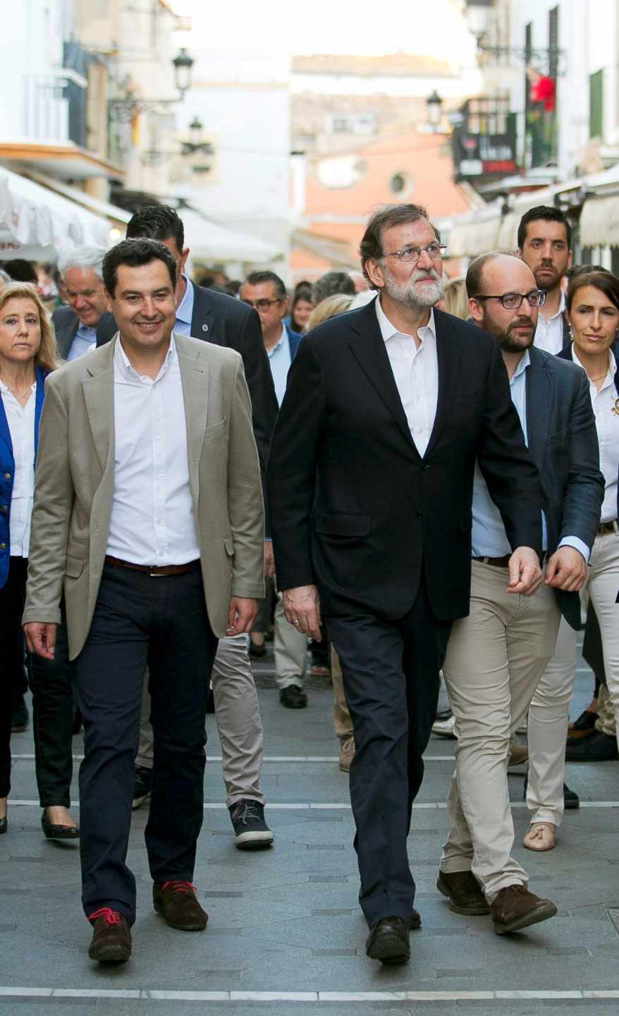 El presidente del Gobierno, Mariano Rajoy, en la visita a Cádiz, en la que ha valorado las palabras de Quim Torra.