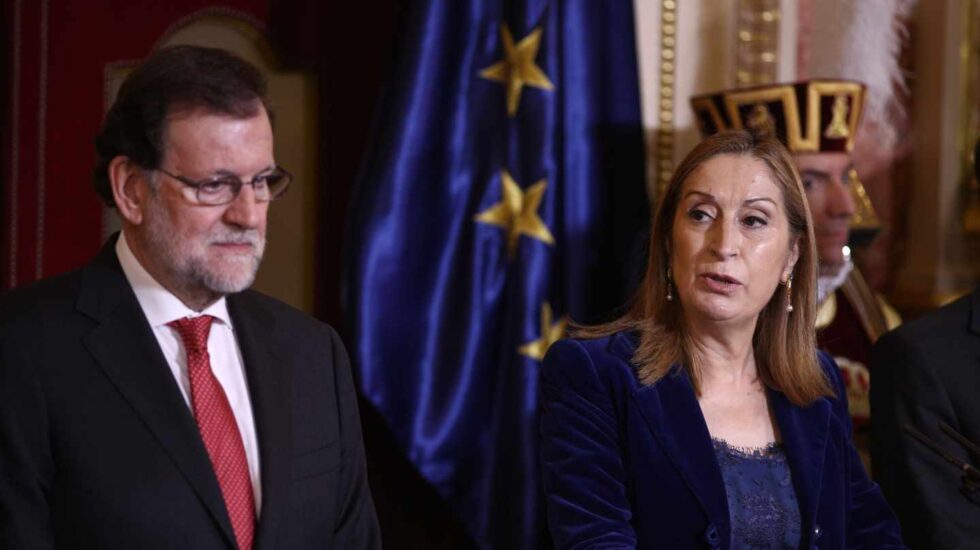 Mariano Rajoy y la presidenta del Congreso de los Diputados, Ana Pastor.