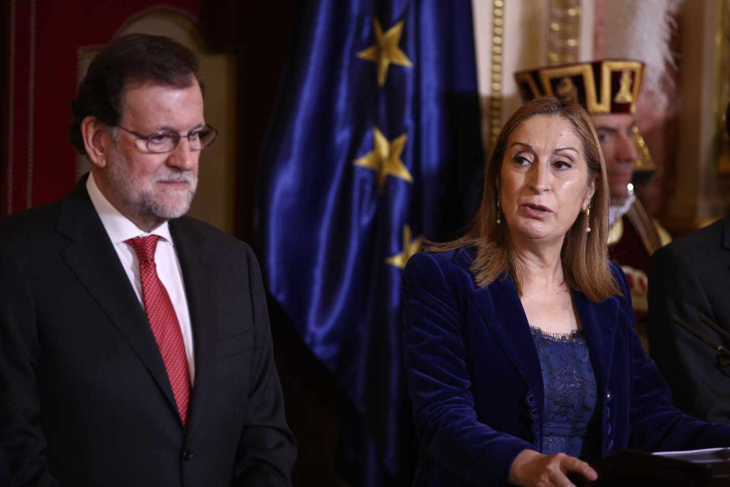 Mariano Rajoy y la presidenta del Congreso de los Diputados, Ana Pastor.
