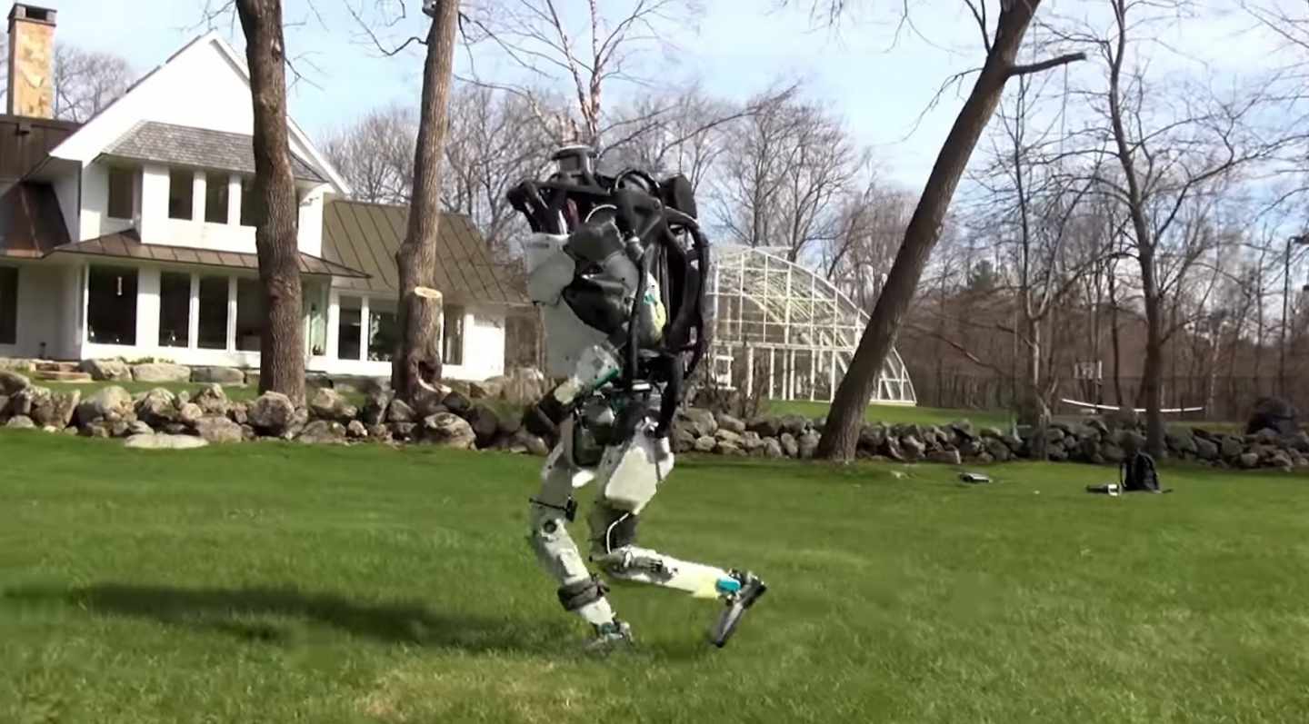 Robot humanoide de Boston Dynamics, presentado en primavera de 2018.